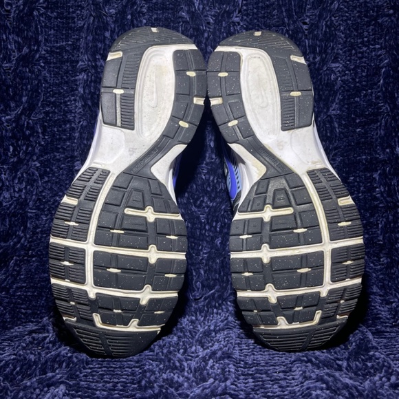 Women's Nike Dart 10 Running Shoe Black/Blue Size 10 580427-003 - Picture 7 of 8